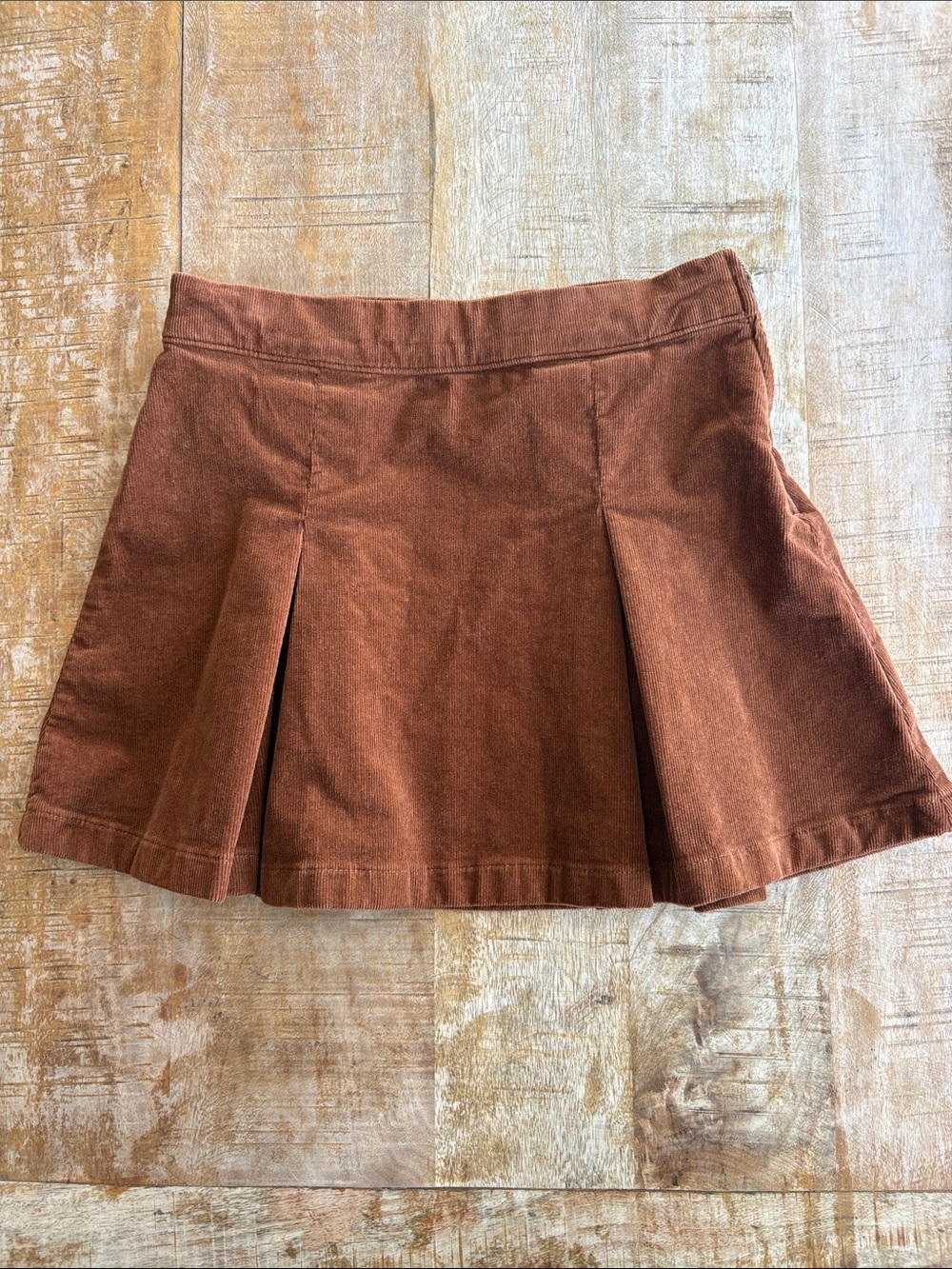 Crewcuts Girls Pleated Corduroy Skirt size 12